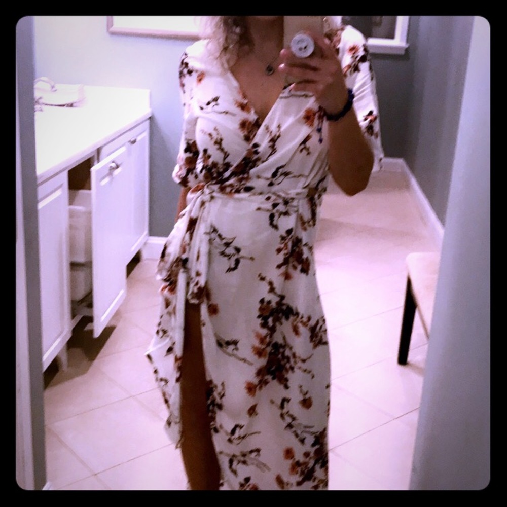 Fall Roxy Wrap Around Dress